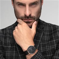 Orologio Bering Uomo Classic Collection in Acciaio placcato oro rosa 14240-163 - 14240-163